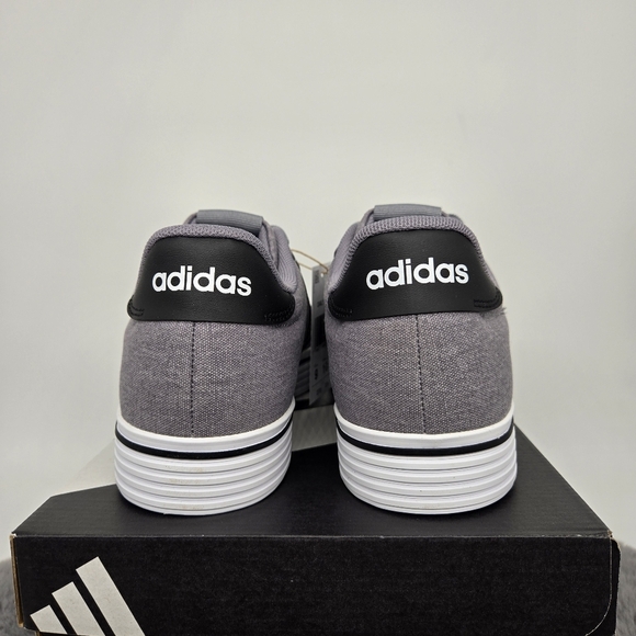 New adidas Daily 4.0 Grey Core Black Men's Shoes Size 9.5 - Picture 4 of 8